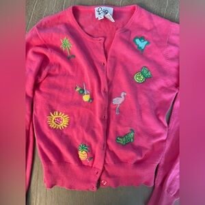 Lilly Pulitzer Pink Embroidered Sweater